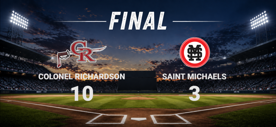 Final Score - Colonel Richardson vs Saint Michaels