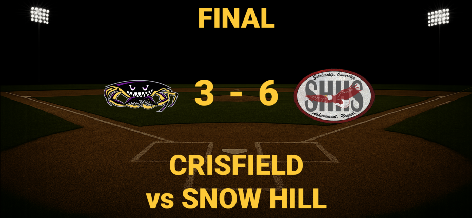 Final Score - Crisfield vs Snow Hill
