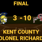 Final Score - Kent County vs Colonel Richardson