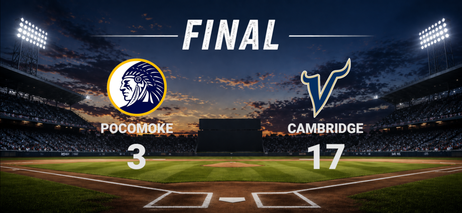 Final Score - Pocomoke vs Cambridge