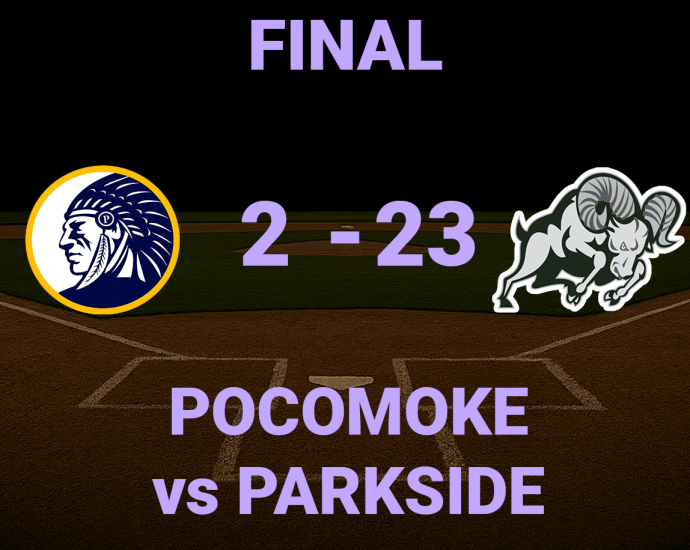 Final Score - Pocomoke vs Parkside