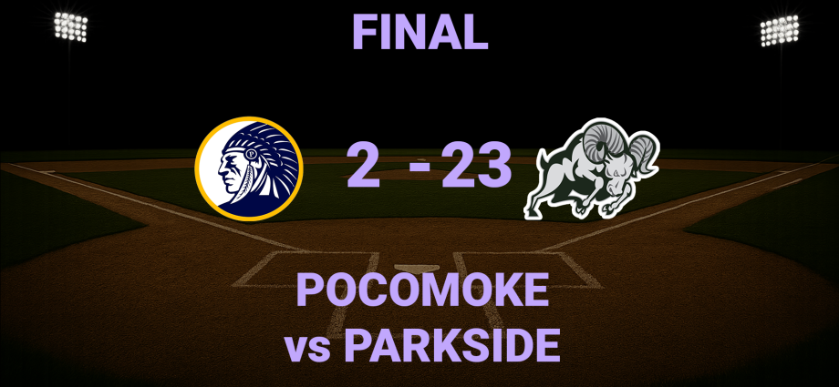 Final Score - Pocomoke vs Parkside