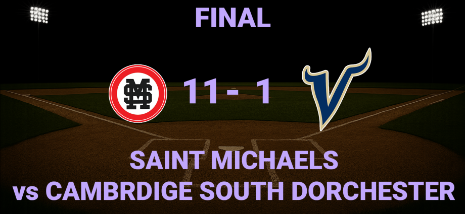Final Score - Saint Michaels vs Cambridge
