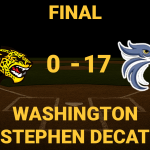 Final Score - Washington vs Stephen Decatur