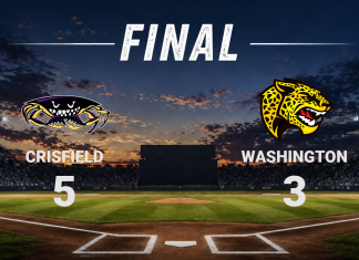 Cornelius Goes Deep as Crisfield Defeats Washington in Crisfield Final Score - Crisfield vs Washington