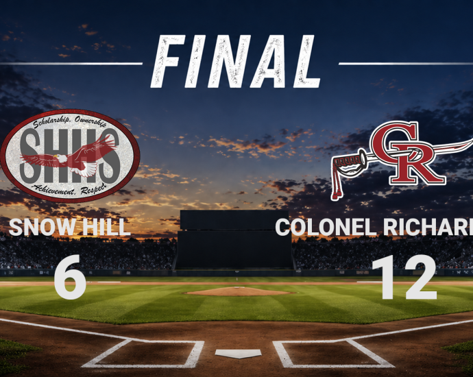 Final Score - Snow Hill vs Colonel Richardson