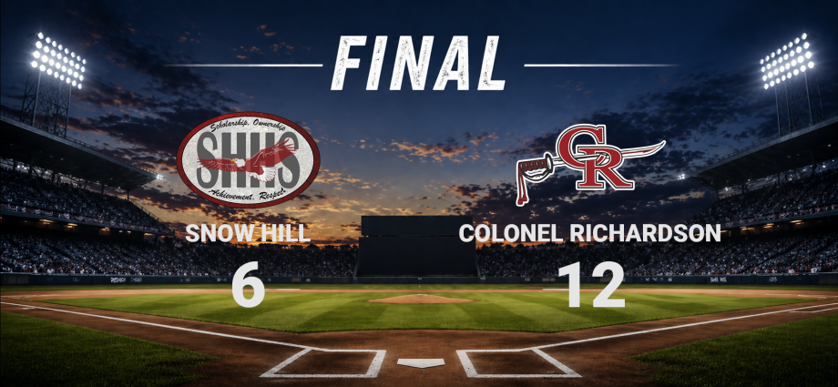 Final Score - Snow Hill vs Colonel Richardson