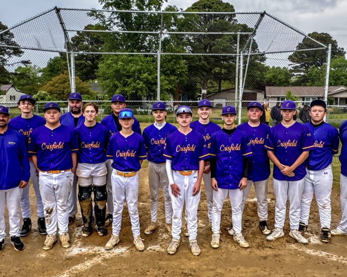 Crisfield wins playoff game