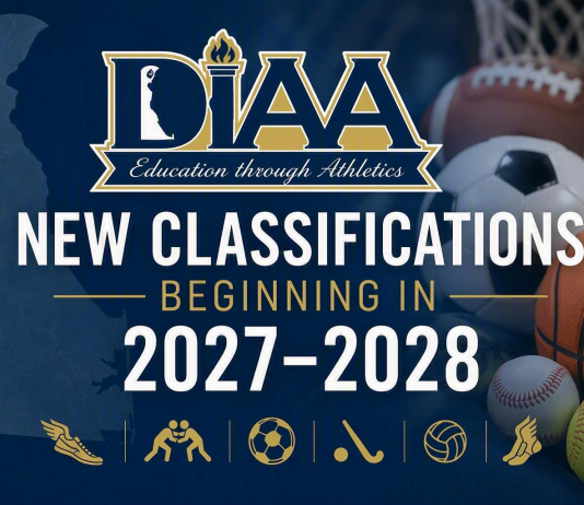 DIAA’s New Era: Delaware high school athletics will enter a new chapter in 2027-28 as updated classifications reshape competition across the state. 🏆🏈🏀